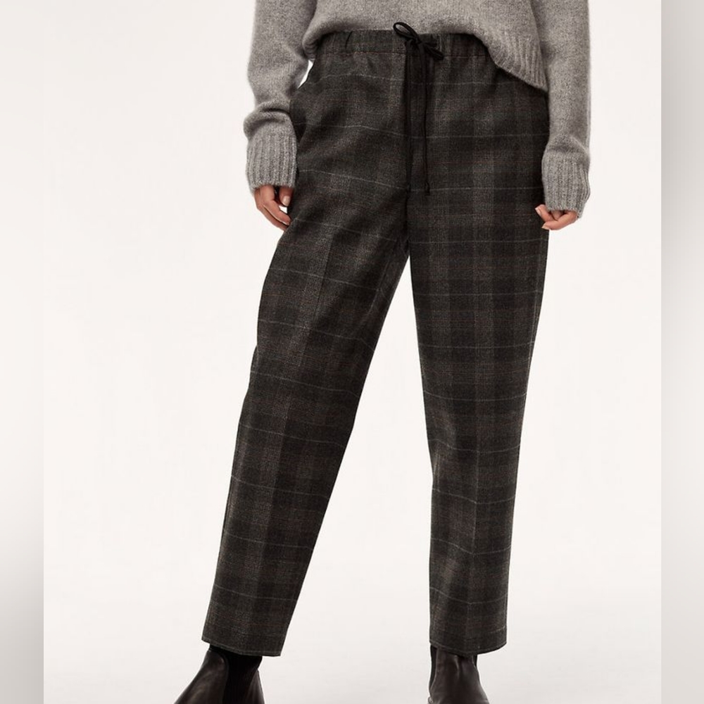 Aritzia Group by Babaton Jimmy Pant Plaid Sz S - Picture 5 of 11